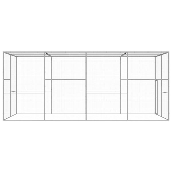 vidaXL Kavez za mačke 6 x 3 x 2,5 m od pocinčanog čelika