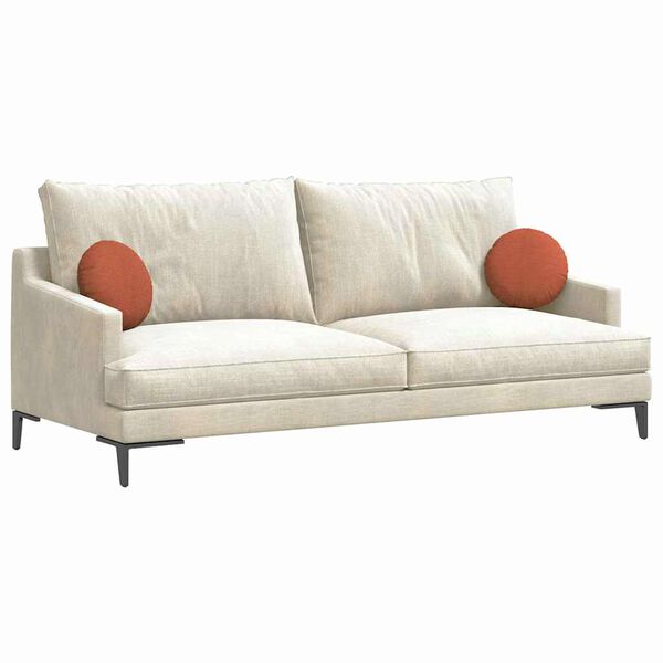 vidaXL Jastučići za sjedenje 2 pcs Crvena narančasta &Oslash; 30 cm