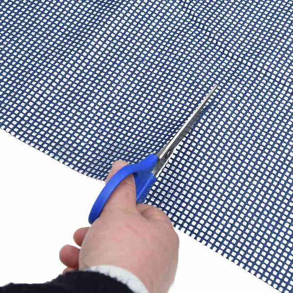 vidaXL Teppi za &scaron;ator Plava 800 x 350 cm Poliester