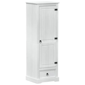 vidaXL Ormari Bijelo 55 x 50 x 170 cm Čvrsto borovo drvo