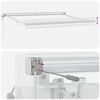 vidaXL Okvir tende Bijelo 300 x 250 cm Aluminij
