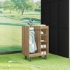 vidaXL Golf ormar s kotačem Umjetnički hrast 65 x 45 x 98 cm