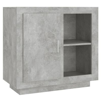 vidaXL Komoda siva boja betona 80x40x75 cm
