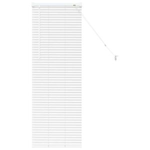 vidaXL Venecijanski zastore Bijela 130 x 50 cm Aluminij