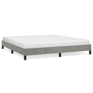 vidaXL Okvir za krevet bez madraca svjetlosivi 160 x 200 cm bar&scaron;unasti