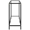vidaXL Konzolni stol prozirni 120 x 35 x 75 cm od kaljenog stakla