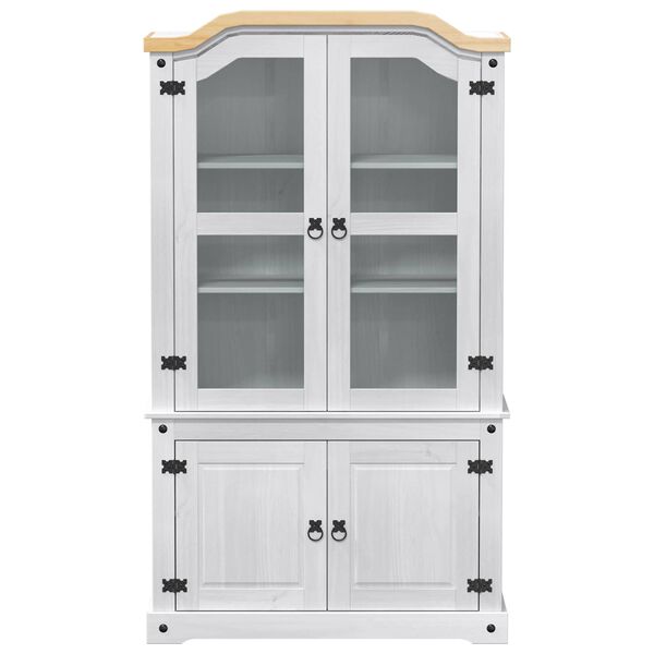 vidaXL Ormar za izlaganje Bijelo 103.5 x 42 x 180 cm