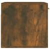 vidaXL Zidni ormarić dimljeni hrast 80x35x36,5 cm konstruirano drvo