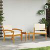 vidaXL Bistro set 3 pcs Smeđa 59,5 x 70,5 x 72,5 cm Poliester