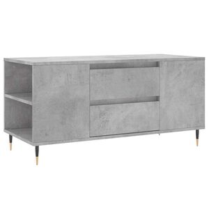 vidaXL Stolić za kavu boja betona 102x44,5x50 cm od konstruiranog drva