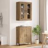 vidaXL Highboard Umjetnički hrast 69,5 x 34 x 180 cm Konstruirano drvo