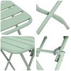 vidaXL Bistro set 3 pcs Svijetla menta Čelik
