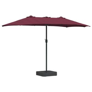 vidaXL Vrtni suncobran 385 x 209 x 244 cm Poliester i čelik