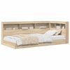 vidaXL Krevet s policama Sonoma hrast 75 x 190 cm Konstruirano drvo
