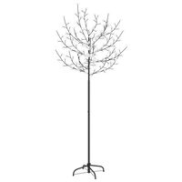 vidaXL Božićno drvce s 200 LED žarulja hladno bijelo svjetlo 180 cm