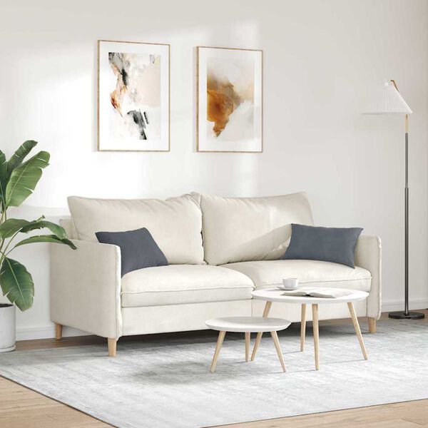 vidaXL Jastučići za sofu 2 pcs Tamno siva 50 x 30 cm Kordura tekstil