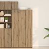 vidaXL Highboard hrast artisan 70 x 42.5 x 185 cm Konstruirano drvo