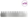 vidaXL Rubnjaci za travnjak 10 pcs Srebrno 103 x 0,05 x 22 cm