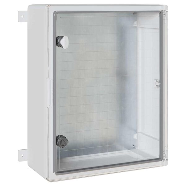 vidaXL Upravljački ormar Siva 40 x 17,5 x 50 cm ABS plastika