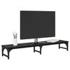 vidaXL Stalak za Monitor Crni hrast 105 x 23 x 15,5 cm