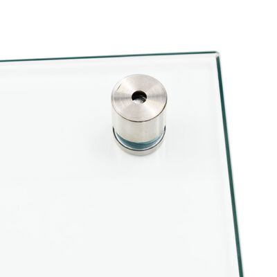 vidaXL Kuhinjska zaštita od prskanja prozirna 80x60 cm kaljeno staklo