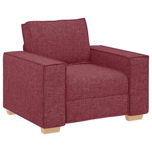 vidaXL Sofa fotelja vino crvena 60 cm tkanina