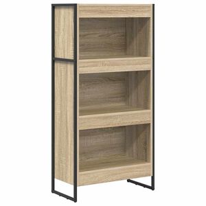 vidaXL Ormarić za knjige 60 x 30 x 121 cm Konstruirano drvo Sonoma