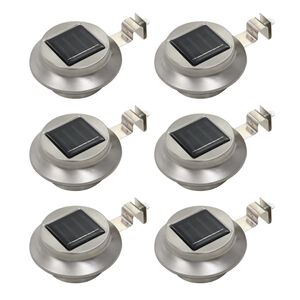 vidaXL Vanjske solarne svjetiljke 6 kom LED okrugle 12 cm bijele
