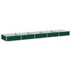 vidaXL Povi&scaron;eni vrtni krevet Zelena 400 x 80 x 24 cm