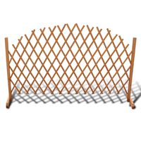 vidaXL Rešetkasta ograda od masivnog drva 180 x 100 cm