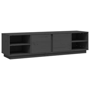 vidaXL TV ormarić sivi 156 x 40 x 40 cm od masivne borovine