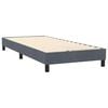 vidaXL Box spring krevet s madracem tamnosivi 90x220 cm bar&scaron;unasti