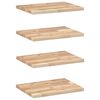 vidaXL Plutajuće police 4 kom 40x30x2 cm Neobrađeno puno drvo akacije