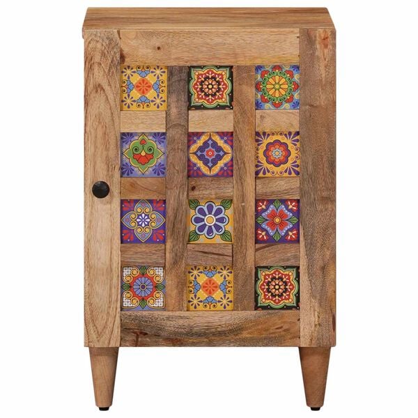 vidaXL Kupaonski ormar Prirodna 38 x 33,5 x 58 cm Čvrsto drvo manga