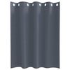 vidaXL Zavjese za blackout s prstenovima 2 pcs Antracit 140 x 140 cm
