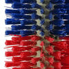 vidaXL Četke za goveda Crvena i plava 20 x 9 x 50 cm Plastika i Čelik
