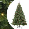vidaXL Umjetno božićno drvce s stalakom Zelena 210 cm PE i PVC