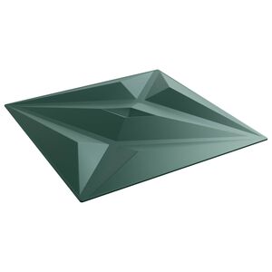 vidaXL Zidne panele 24 kom. 50 x 50 cm Zvijezda zelena XPS pjena