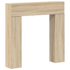 vidaXL Okvir za kamin Hrast sonoma 102 x 18 x 100,5 cm