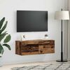 vidaXL Ormar za Zid Staro drvo 100 x 36.5 x 35 cm Konstruirano drvo