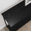 vidaXL Konzolna stolica s policom Crni hrast 101 x 30.5 x 75 cm