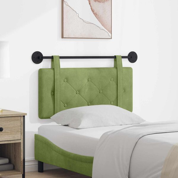 vidaXL Držeće uzglavlje Zidne Svijetlo zelena 100 x 55 x 5 cm Bar&scaron;un