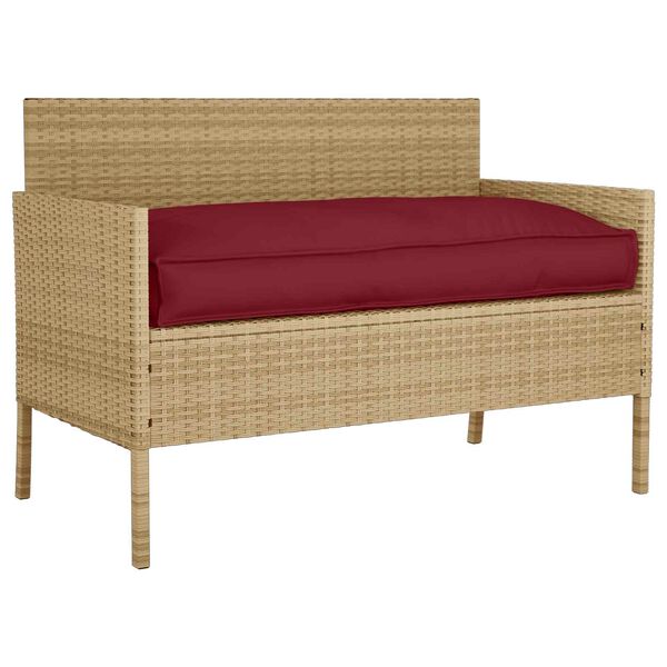 vidaXL Jastuk Vinska crvena 80 x 80 x 52 cm Oxford tkanina