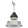 vidaXL Reflektor Srebrna 9 x 9 x 2 cm Aluminij
