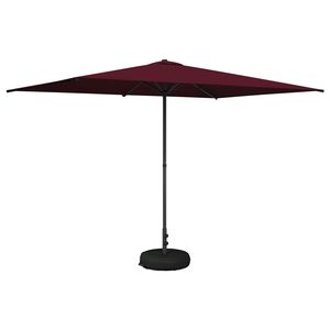 vidaXL Vrtni Parasol s Podnožjem Pravokutni 2 x 3 m Poliester