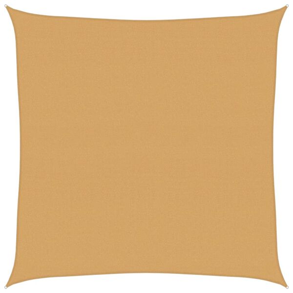 vidaXL Jedro za za&scaron;titu od sunca 160 g/m&sup2; kvadratno pijeska 7x7 m HDPE