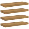 vidaXL Polica na zidu 4 kom. Bež 60 x 23,5 x 3,8 cm Konstruirano drvo
