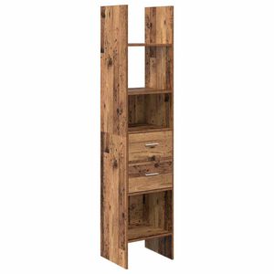 vidaXL Ormarić za knjige 2 razina 40 x 35 x 180 cm Konstruirano drvo