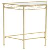 vidaXL Bočni stolić u starinskom stilu metalni 87 x 34 x 73 cm zlatni