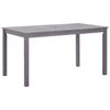 vidaXL Vrtni stol sivi isprani 140 x 80 x 74 cm masivno bagremovo drvo